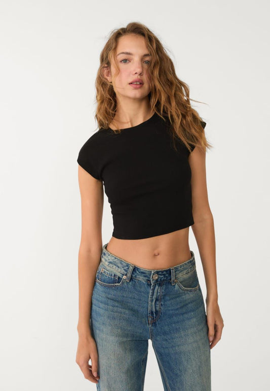 Cap sleeve cropped Top