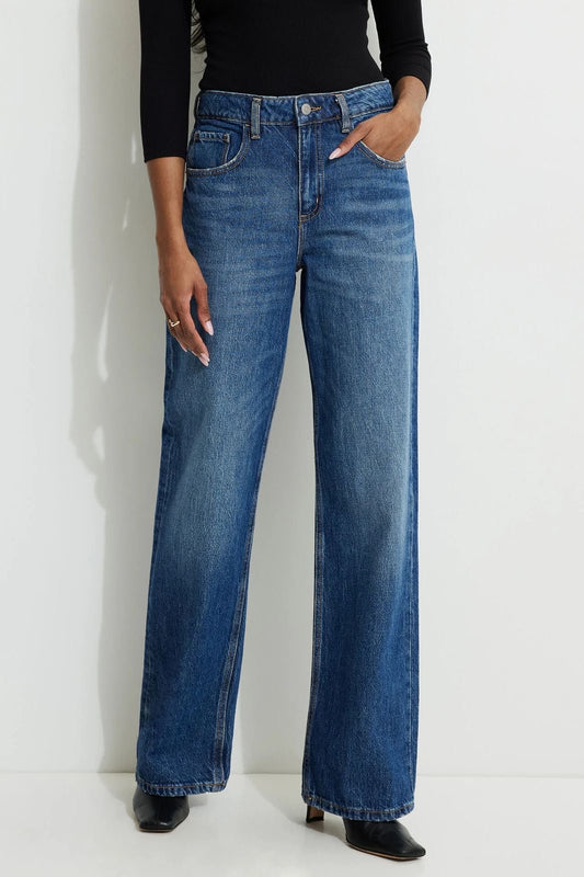 High waist Wide leg jeans