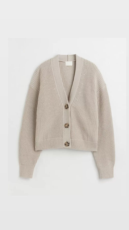 Knitted Cardigan Top