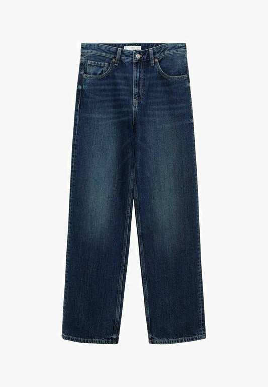 High waist Straight Fit denim