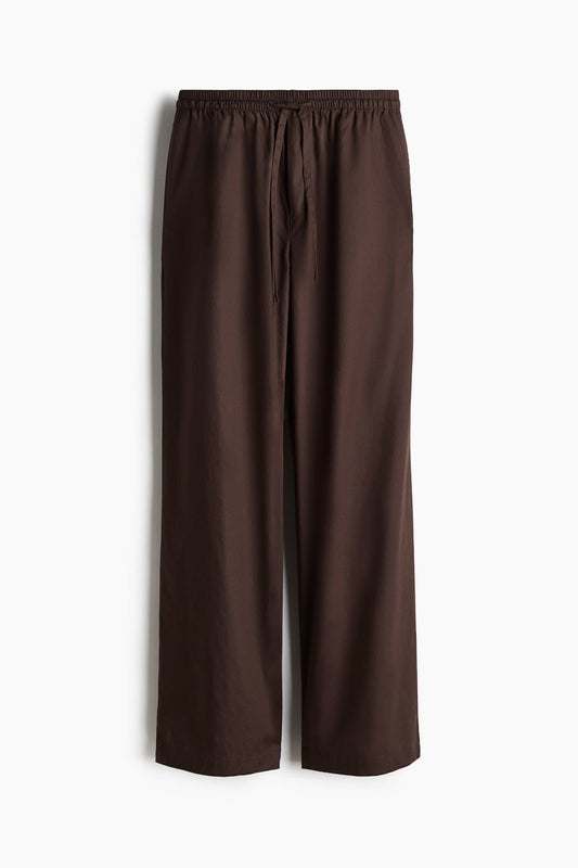 Cotton Drawstring Trousers